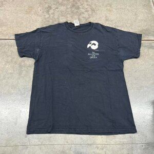 vintage phantom of the opera faded black broadway play shirt size xl